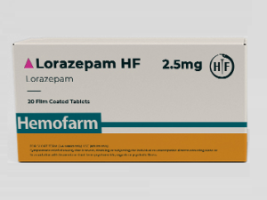 Lorazepam EU brand 2.5mg (Hemofarm)