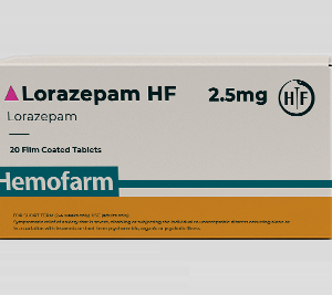 Lorazepam EU brand 2.5mg (Hemofarm)